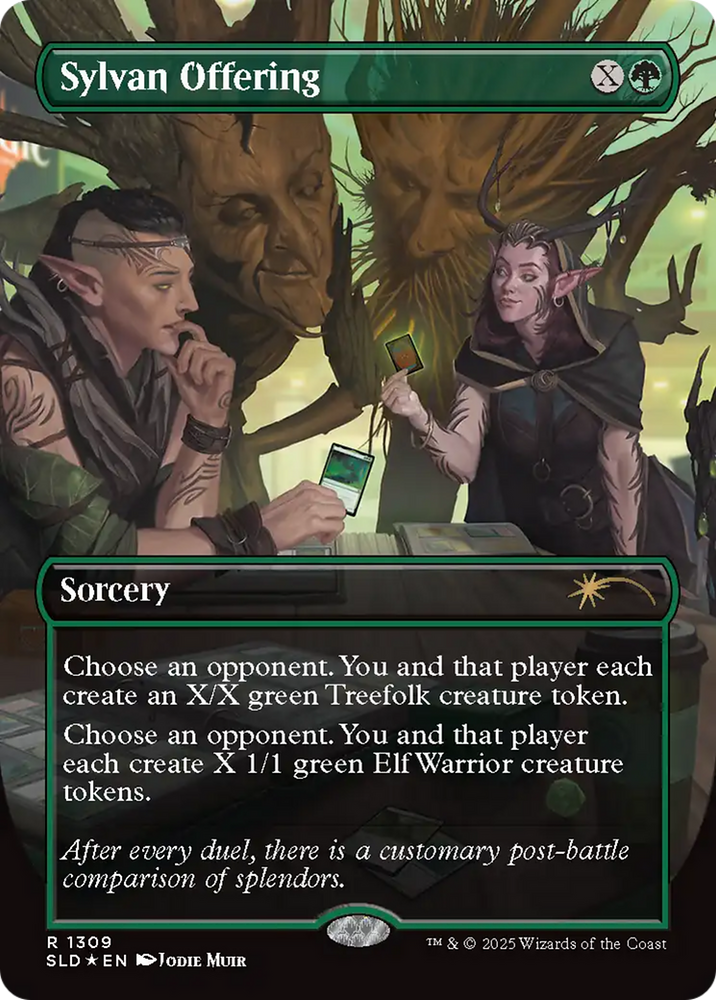 Sylvan Offering [Secret Lair Drop Series] Magic: The Gathering