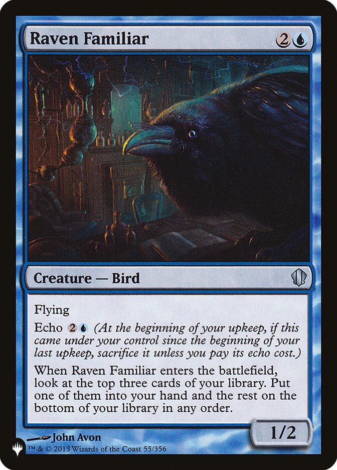 Raven Familiar [The List] Magic: The Gathering