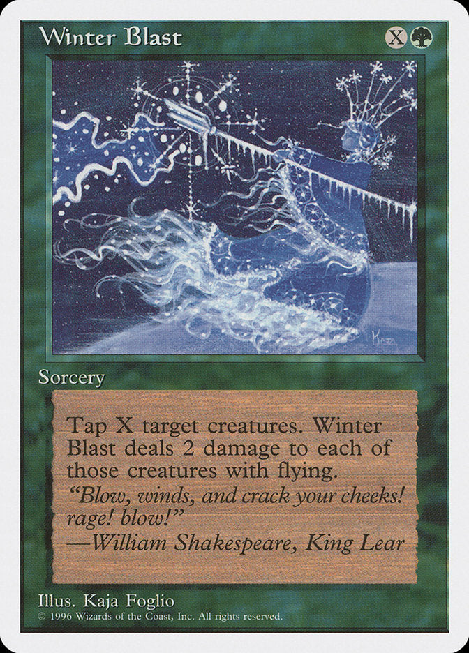 Winter Blast [Introductory Two-Player Set] Magic: The Gathering