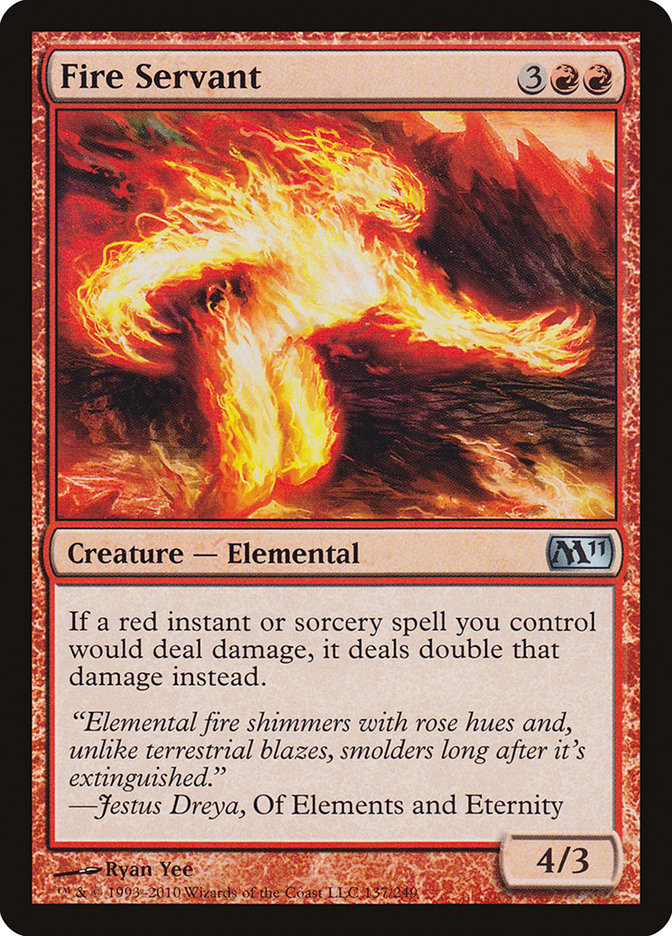 Fire Servant [Magic 2011] Magic: The Gathering