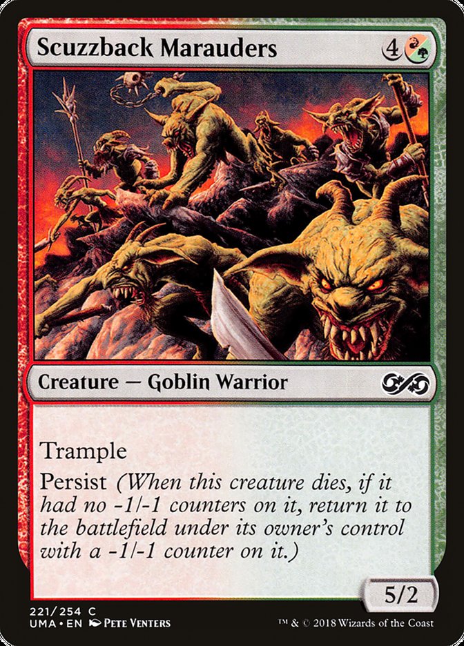 Scuzzback Marauders [Ultimate Masters] Magic: The Gathering