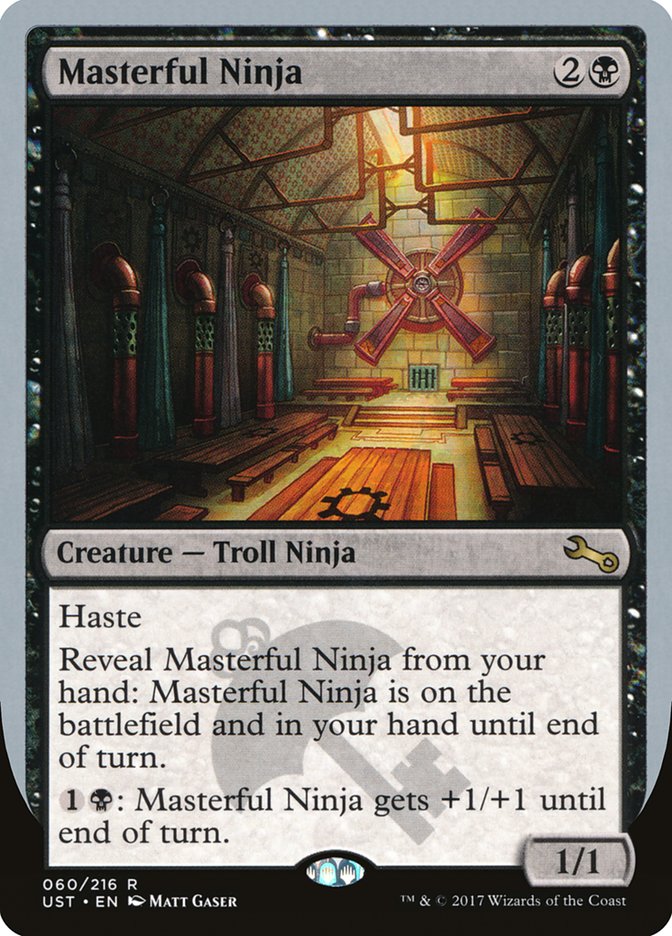 Masterful Ninja [Unstable] Magic: The Gathering