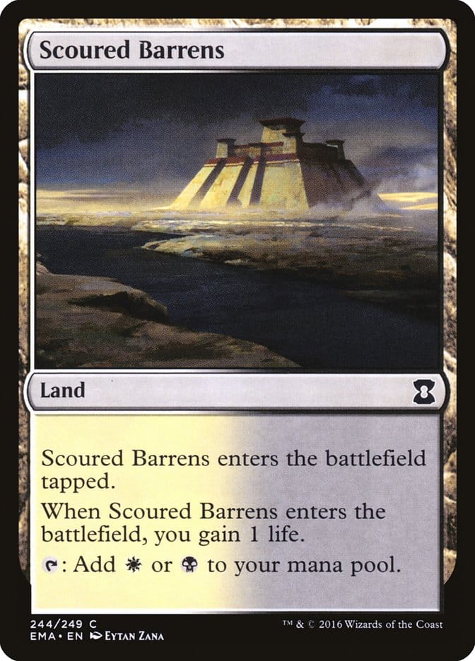 Scoured Barrens [Eternal Masters] Magic: The Gathering