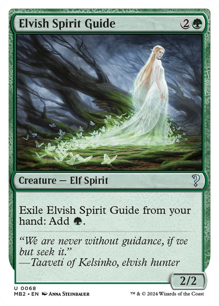 Elvish Spirit Guide (White Border) [Mystery Booster 2] Magic: The Gathering