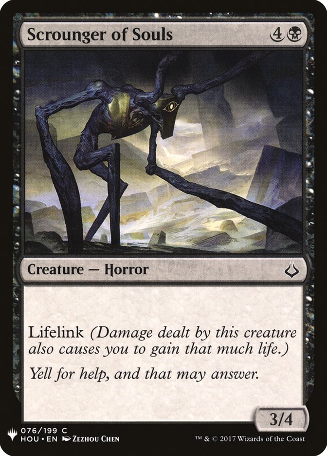 Scrounger of Souls [Mystery Booster] Magic: The Gathering