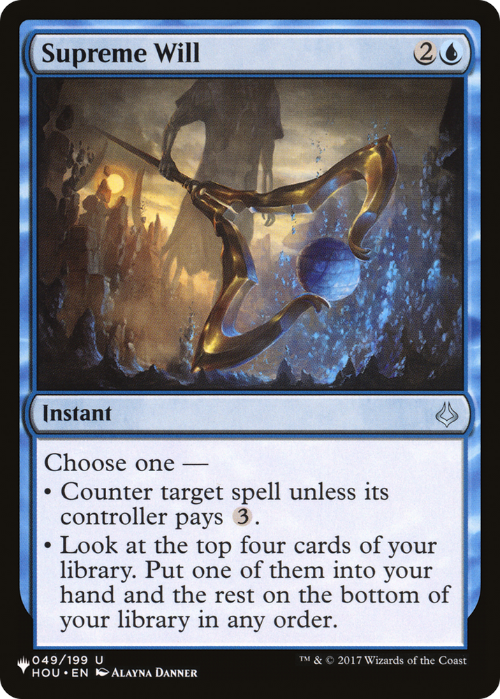 Supreme Will [The List] Magic: The Gathering
