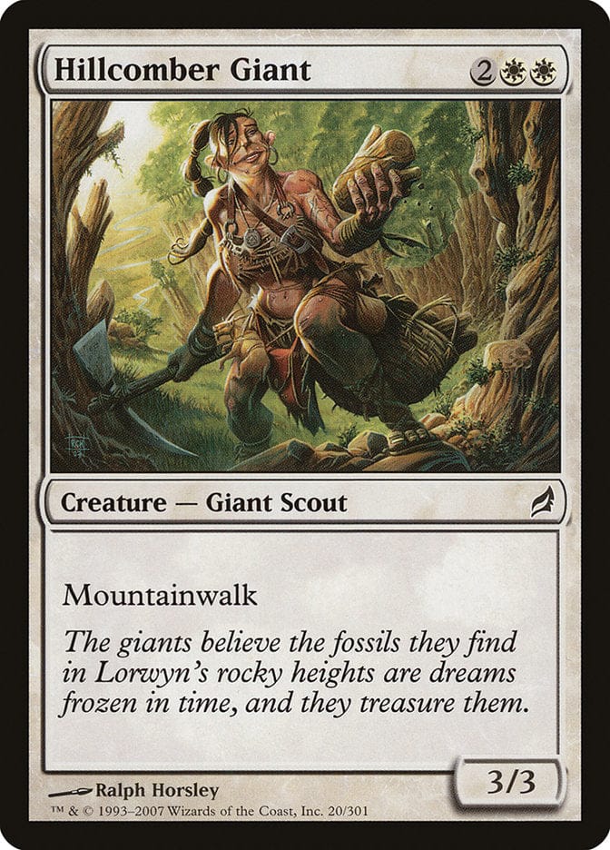 Hillcomber Giant [Lorwyn] Magic: The Gathering