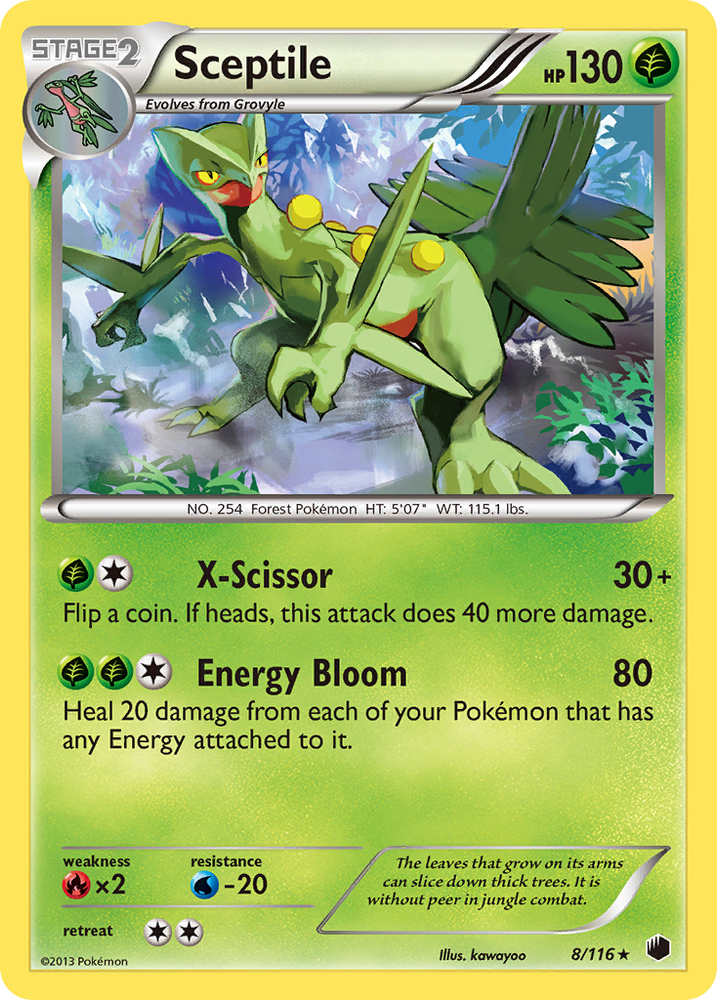 Sceptile (8/116) [Black & White: Plasma Freeze] Pokémon