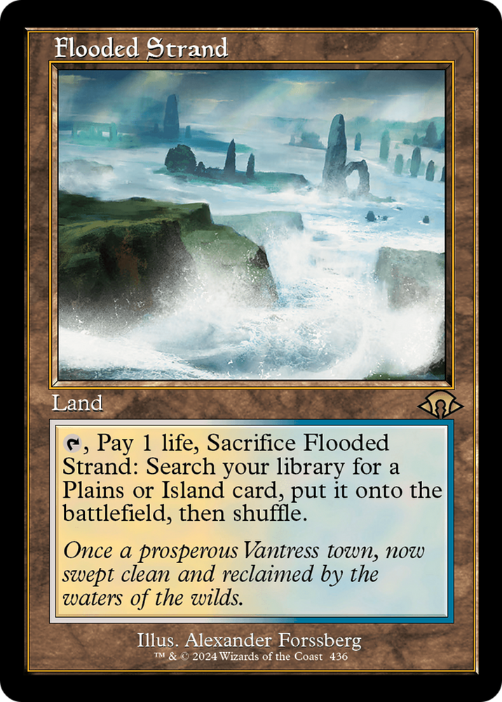 Flooded Strand (Retro) [Modern Horizons 3] Magic: The Gathering