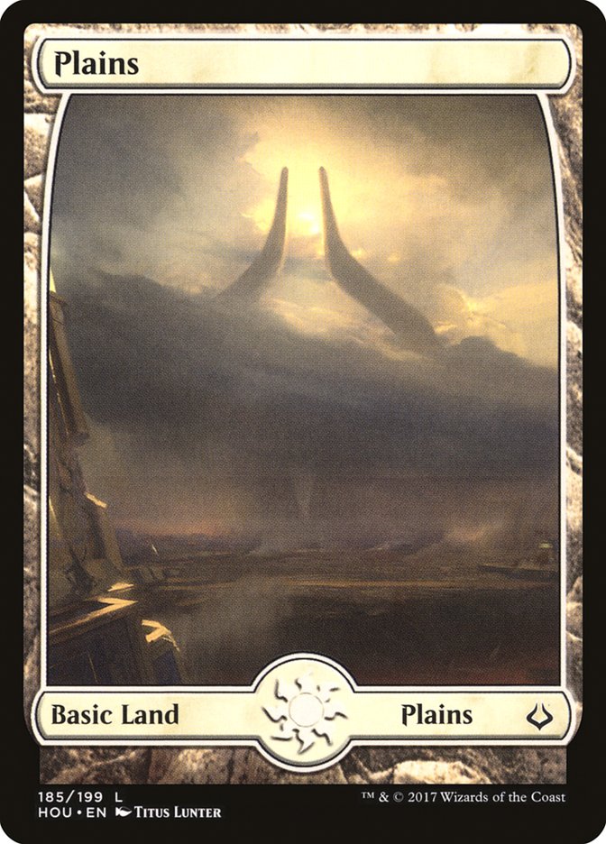 Plains (185) [Hour of Devastation] Magic: The Gathering