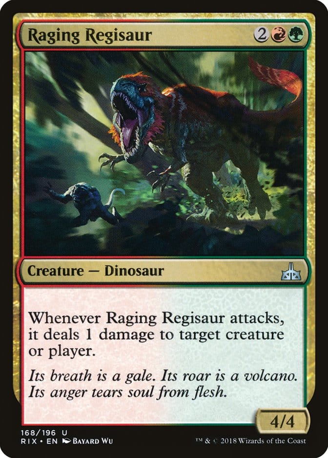 Raging Regisaur [Rivals of Ixalan] Magic: The Gathering