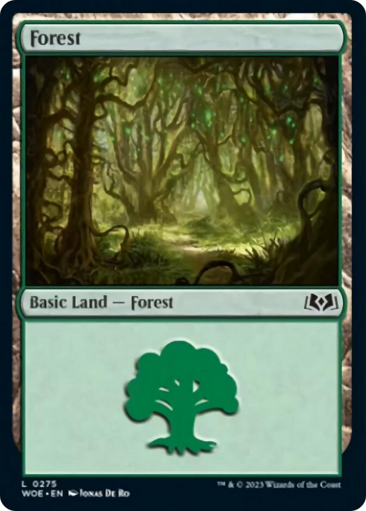 Forest (0275) [Wilds of Eldraine] Magic: The Gathering