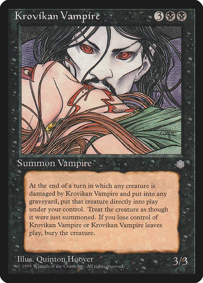 Krovikan Vampire [Ice Age] Magic: The Gathering