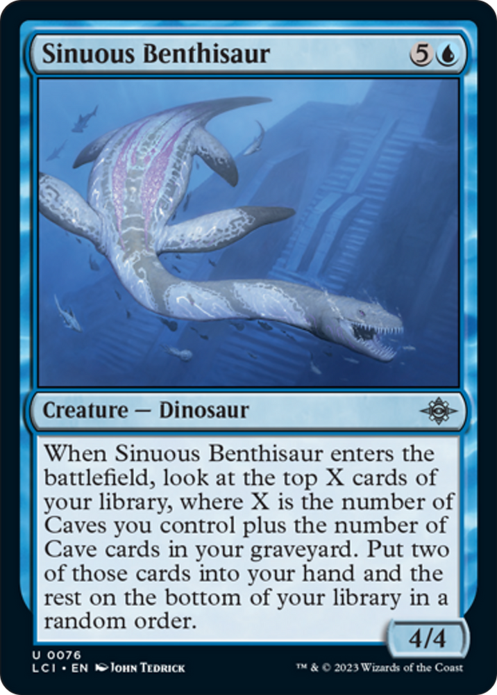 Sinuous Benthisaur [The Lost Caverns of Ixalan] Magic: The Gathering