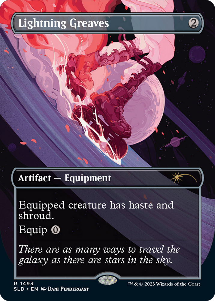 Lightning Greaves (1493) [Secret Lair Drop Series] Magic: The Gathering