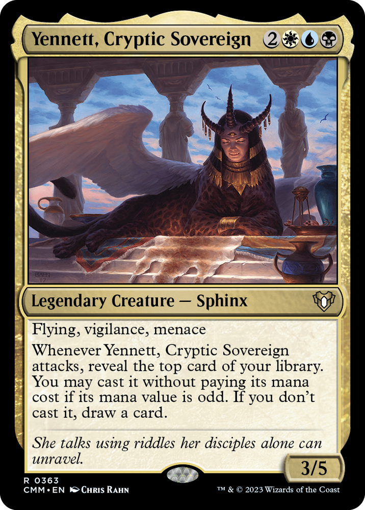 Yennett, Cryptic Sovereign [Commander Masters] Magic: The Gathering