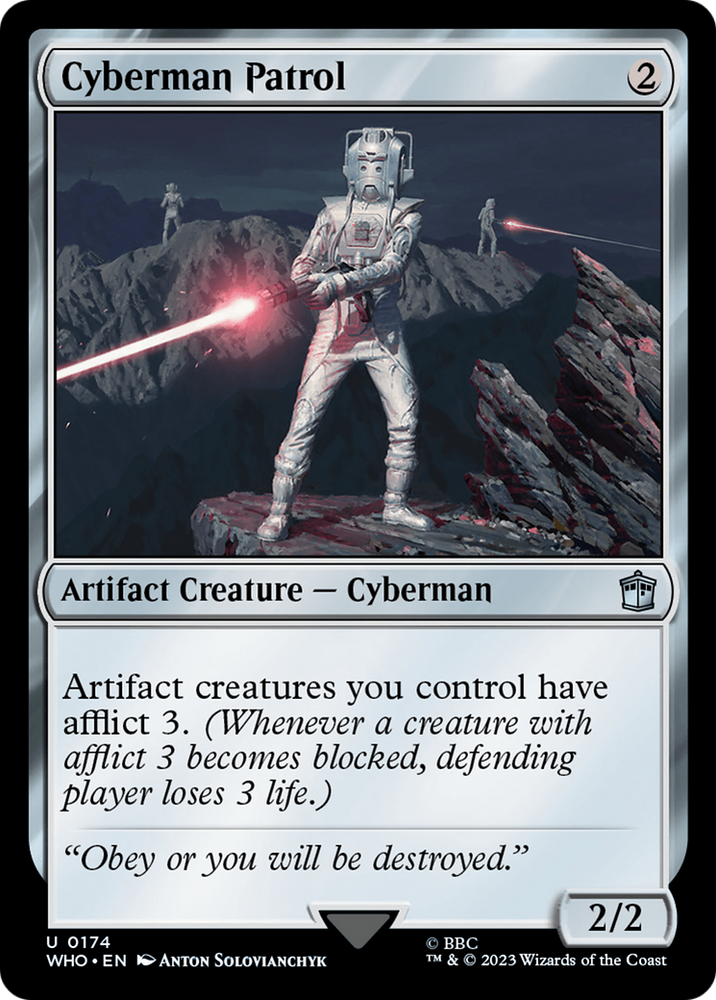 Cyberman Patrol [Doctor Who] Magic: The Gathering