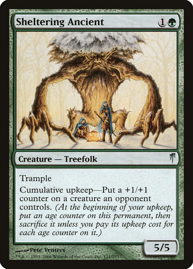 Sheltering Ancient [Coldsnap] Magic: The Gathering