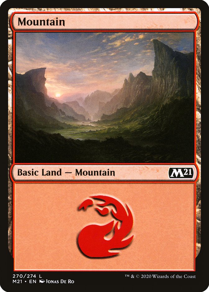 Mountain (270) [Core Set 2021] Magic: The Gathering