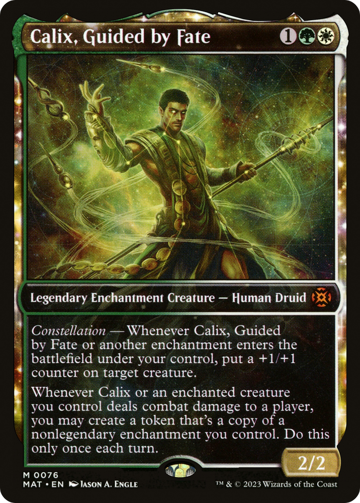 Calix, Guided by Fate (Showcase) [March of the Machine: The Aftermath] Magic: The Gathering