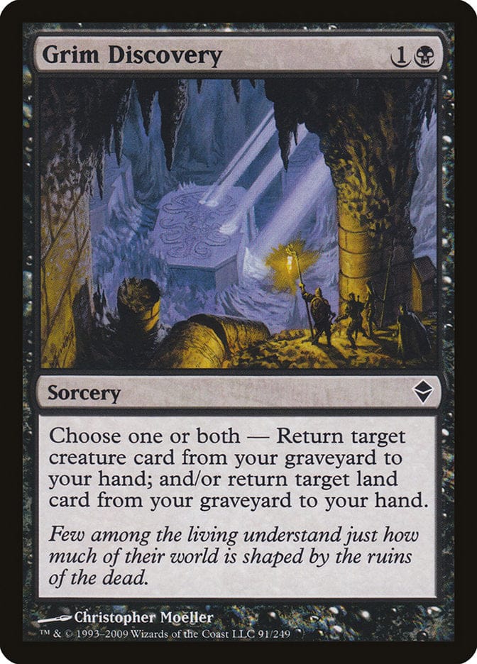 Grim Discovery [Zendikar] Magic: The Gathering