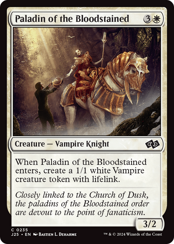 Paladin of the Bloodstained [Foundations Jumpstart] Magic: The Gathering