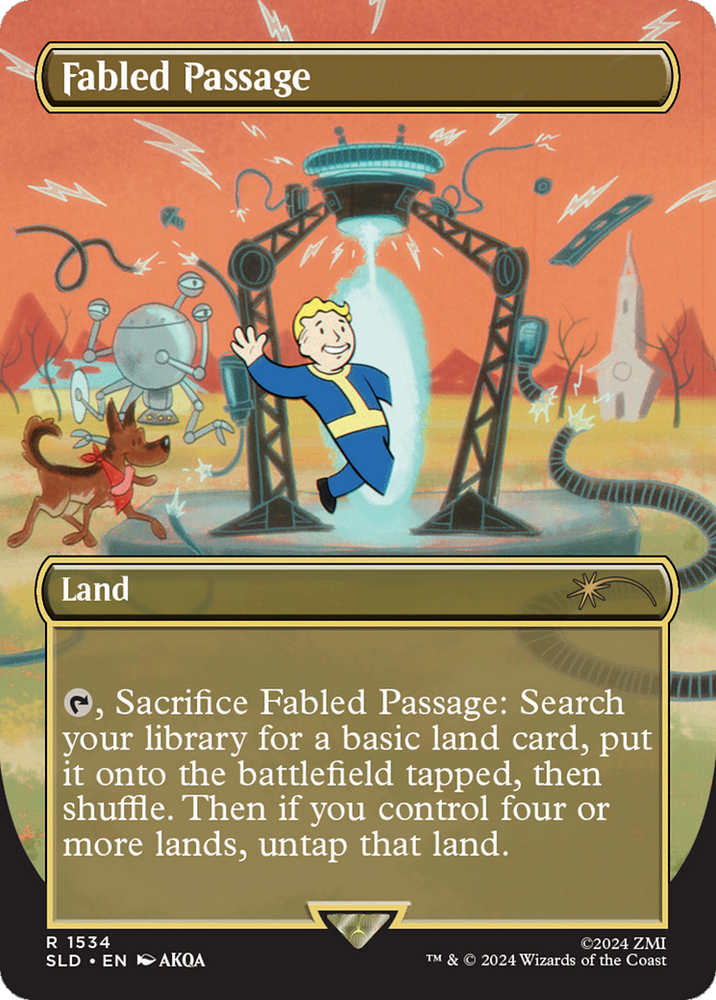 Fabled Passage (1534) [Secret Lair Drop Series] Magic: The Gathering