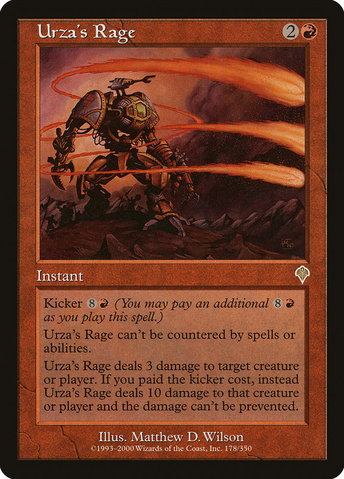 Urza's Rage [Invasion] Magic: The Gathering