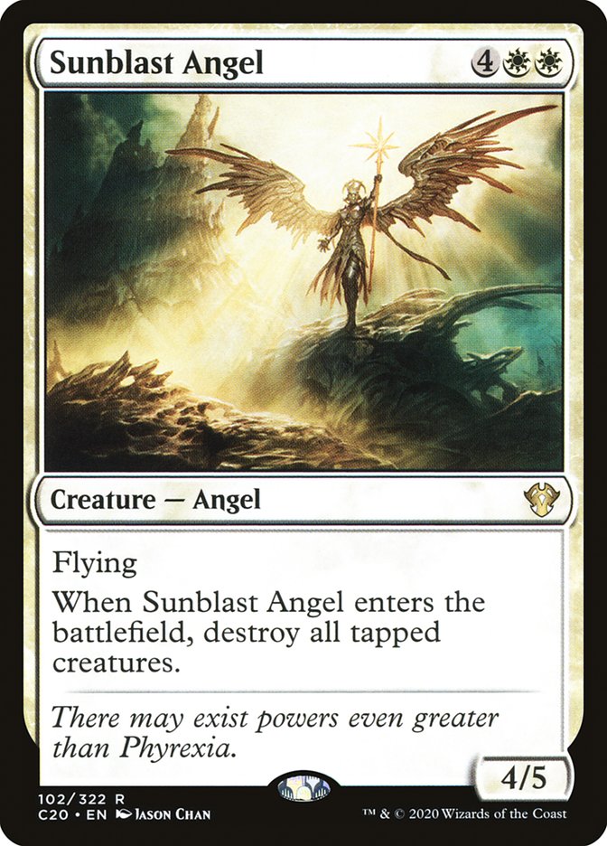 Sunblast Angel [Commander 2020] Magic: The Gathering