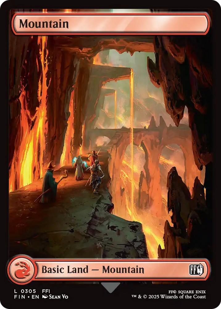Mountain (0305) [FINAL FANTASY] Magic: The Gathering