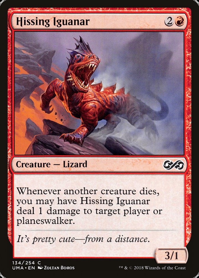 Hissing Iguanar [Ultimate Masters] Magic: The Gathering