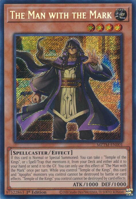 The Man with the Mark [MZTM-EN001] Secret Rare - Yugioh Cards For Your TCG Needs!