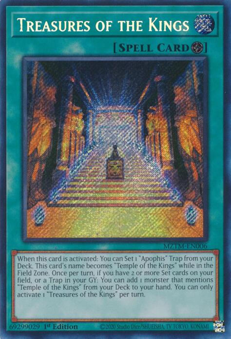 Treasures of the Kings [MZTM-EN006] Secret Rare - Yugioh Cards For Your TCG Needs!