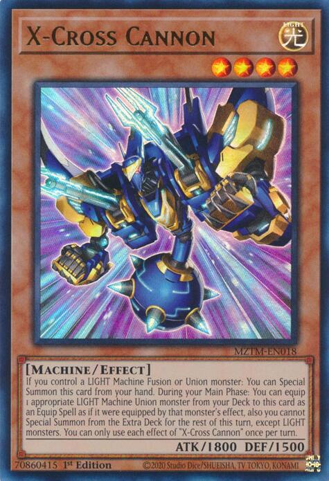 X-Cross Cannon [MZTM-EN018] Ultra Rare - Yugioh Cards For Your TCG Needs!