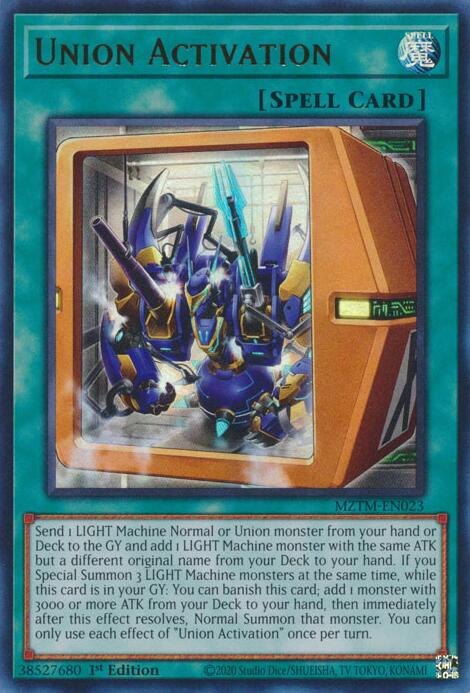 Union Activation [MZTM-EN023] Ultra Rare - Yugioh Cards For Your TCG Needs!
