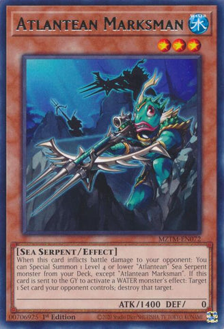 Atlantean Marksman [MZTM-EN072] Rare Yu-Gi-Oh!