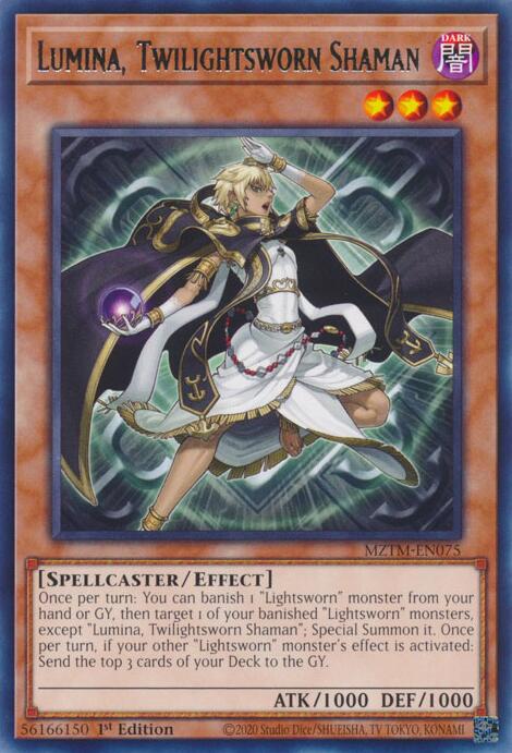 Lumina, Twilightsworn Shaman [MZTM-EN075] Rare Yu-Gi-Oh!