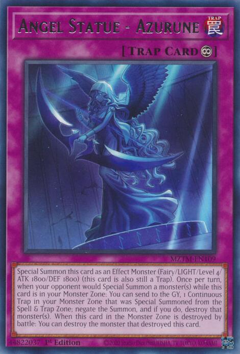 Angel Statue - Azurune [MZTM-EN109] Rare Yu-Gi-Oh!