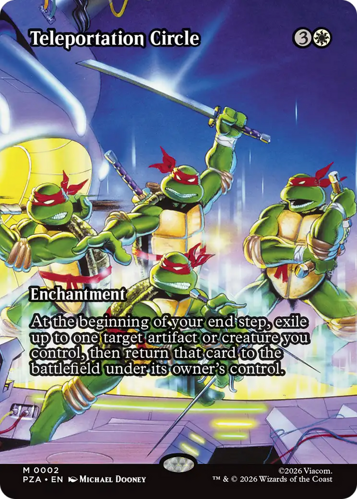 Teleportation Circle (Borderless) [Teenage Mutant Ninja Turtles Eternal-Legal] Magic: The Gathering