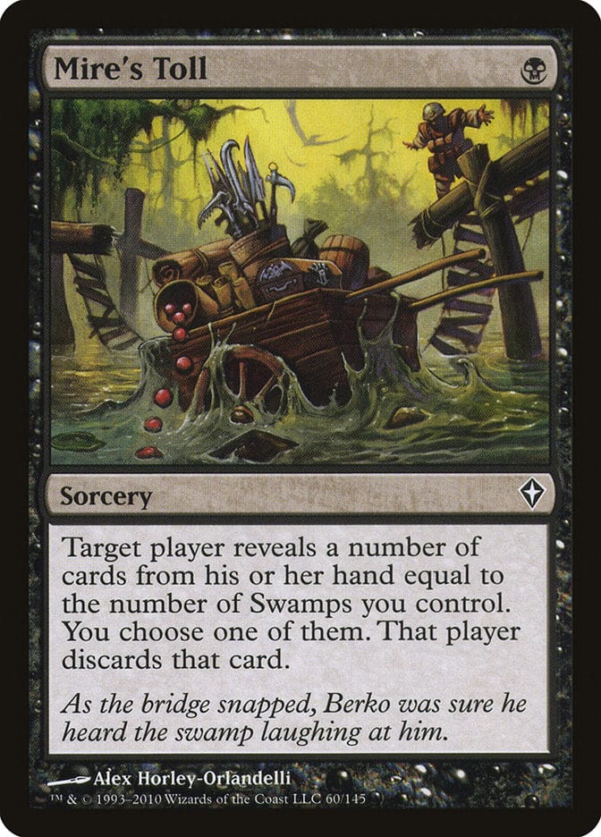 Mire's Toll [Worldwake] Magic: The Gathering