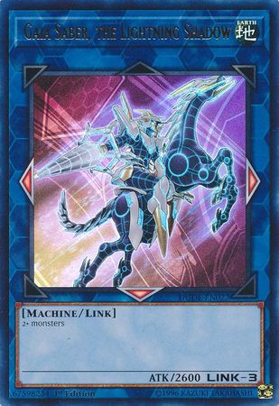 Gaia Saber, the Lightning Shadow [DUDE-EN022] Ultra Rare - Yugioh Cards For Your TCG Needs!