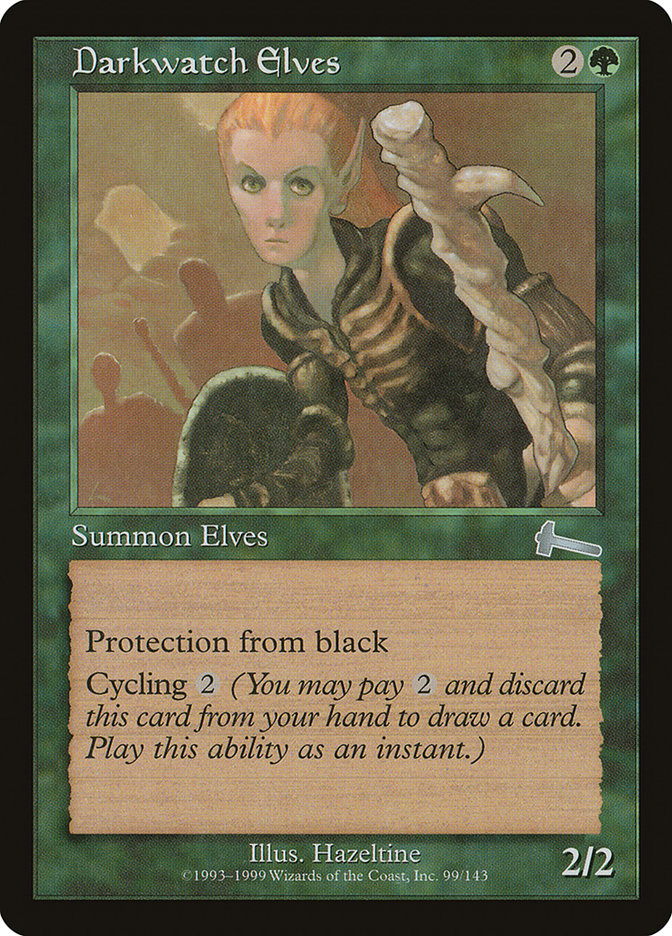 Darkwatch Elves [Urza's Legacy] Magic: The Gathering