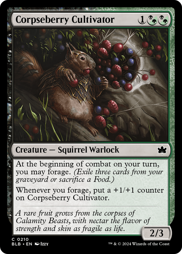 Corpseberry Cultivator [Bloomburrow] Magic: The Gathering