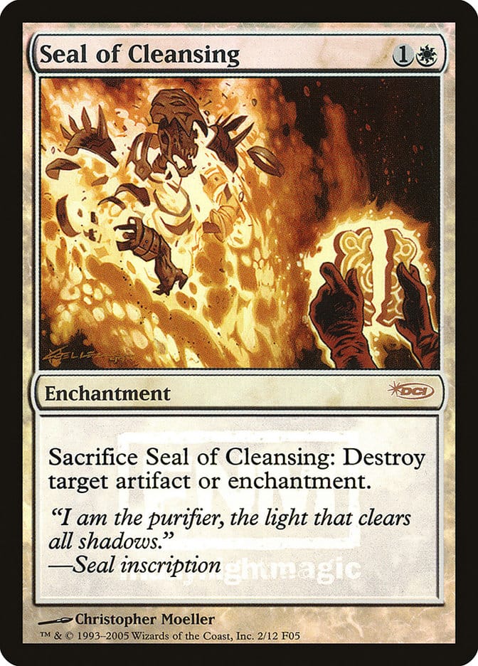 Seal of Cleansing [Friday Night Magic 2005] Magic: The Gathering