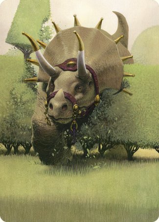 Regal Behemoth Art Card [Commander Masters Art Series] Magic: The Gathering