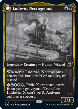 Ludevic, Necrogenius // Olag, Ludevic's Hubris [Innistrad: Double Feature] Magic: The Gathering