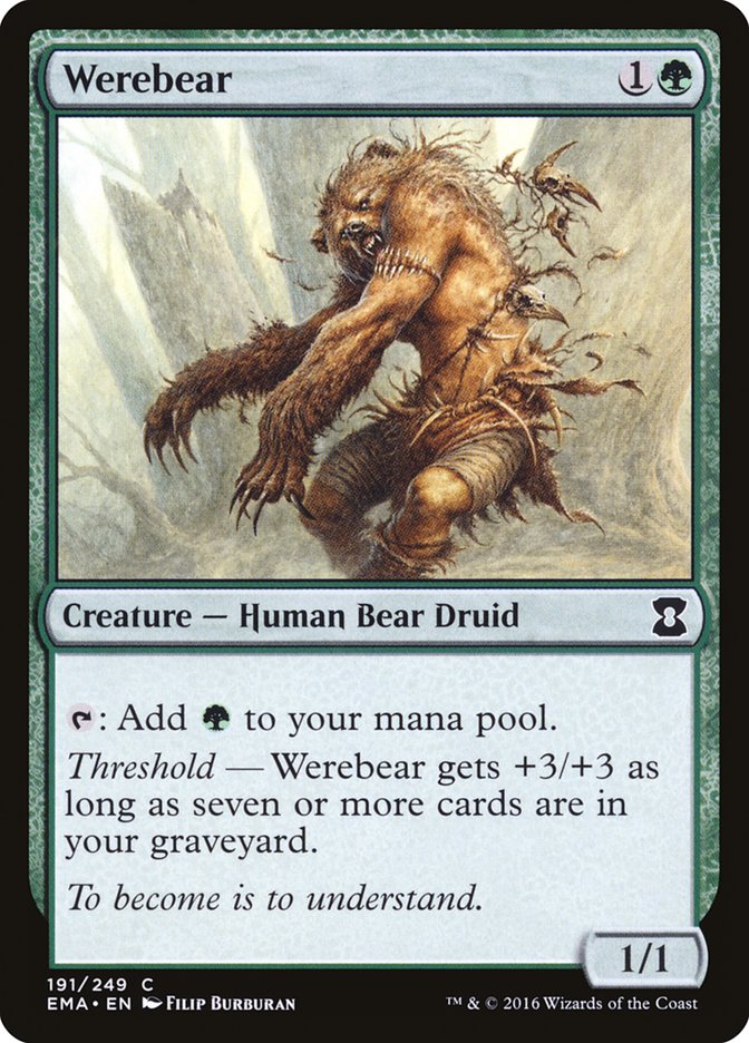 Werebear [Eternal Masters] Magic: The Gathering