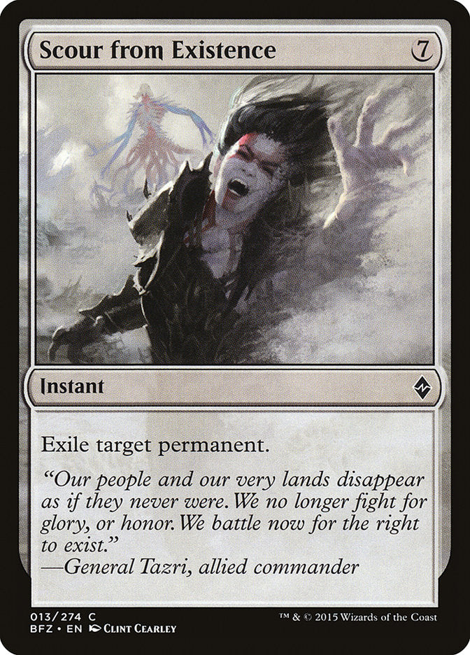 Scour from Existence [Battle for Zendikar] Magic: The Gathering
