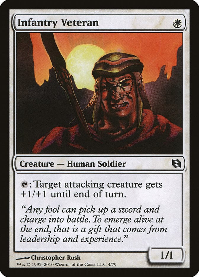 Infantry Veteran [Duel Decks: Elspeth vs. Tezzeret] Magic: The Gathering