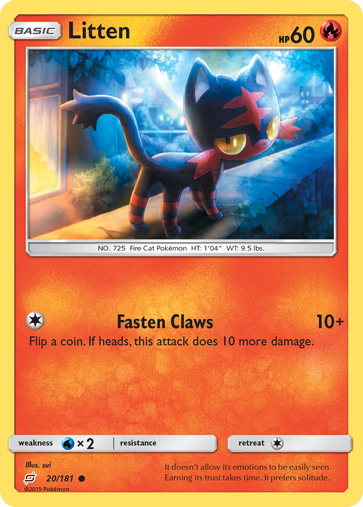 Litten (20/181) [Sun & Moon: Team Up] Pokémon